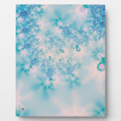Kalm Blauwe Meditatie Vlinder Kunst Fotoplaat (Voorkant)