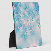 Kalm Blauwe Meditatie Vlinder Kunst Fotoplaat (Zijkant)