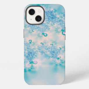 Kalm Blauwe Meditatie Vlinder Kunst iPhone 13 Hoesje