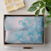 Kalm Blauwe Meditatie Vlinder Kunst Tissuepapier (Geschenk)