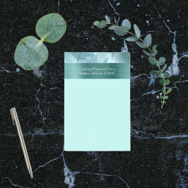 Kalm Blauwgroen Leafy Shimmer Psychotherapie of Co Post-it® Notes
