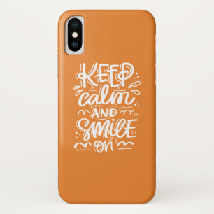 Kalm blijven en glimlachen Case-Mate iPhone case