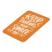 Kalm blijven en glimlachen magneet (Linkerzijde)