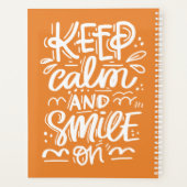 Kalm blijven en glimlachen planner (Achterkant)