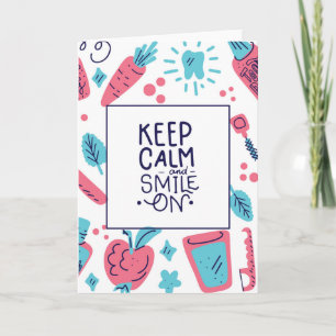 Kalm blijven en glimlachen Snop. Kaart