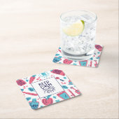 Kalm blijven en glimlachen | Snop. Kartonnen Onderzetters (Insitu)