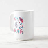 Kalm blijven en glimlachen | Snop. Koffiemok (Voorkant links)