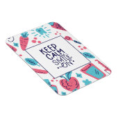 Kalm blijven en glimlachen | Snop. Magneet (Rechterzijde)