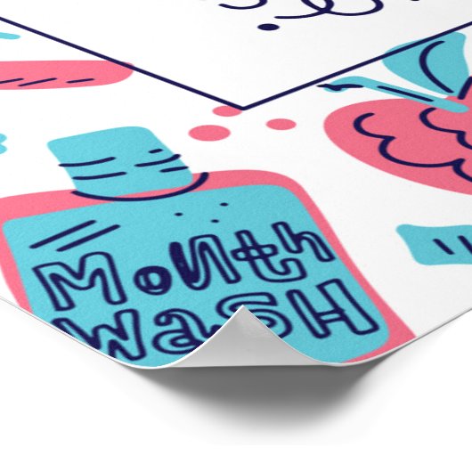 Kalm blijven en glimlachen | Snop. Poster (Hoek)