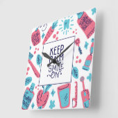 Kalm blijven en glimlachen | Snop. Vierkante Klok (Hoek)