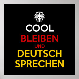 Kalm Blijven en Nederlands Sprechen is replaced wi Poster