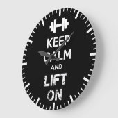 Kalm blijven en optillen - Workout Motivatie Grote Klok (Hoek)