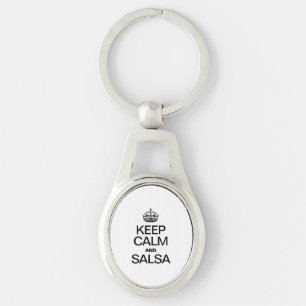 KALM BLIJVEN EN SALSA SLEUTELHANGER