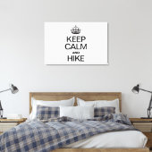 KALM BLIJVEN EN WANDELEN CANVAS AFDRUK (Insitu (Slaapkamer))