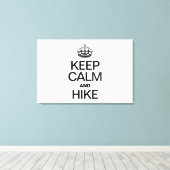 KALM BLIJVEN EN WANDELEN CANVAS AFDRUK (Insitu (Houten vloer))