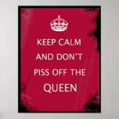 kalm blijven humor poster (Voorkant)