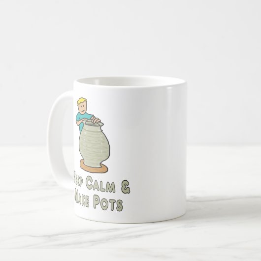 Kalm blijven koffiemok (Voorkant links)