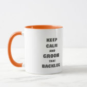 Kalm blijven mok voor backlog-oplossing voor agile (Links)