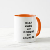 Kalm blijven mok voor backlog-oplossing voor agile (Voorkant rechts)