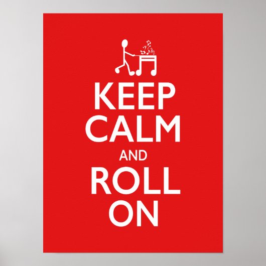 Kalm blijven - Muziek Poster (Voorkant)