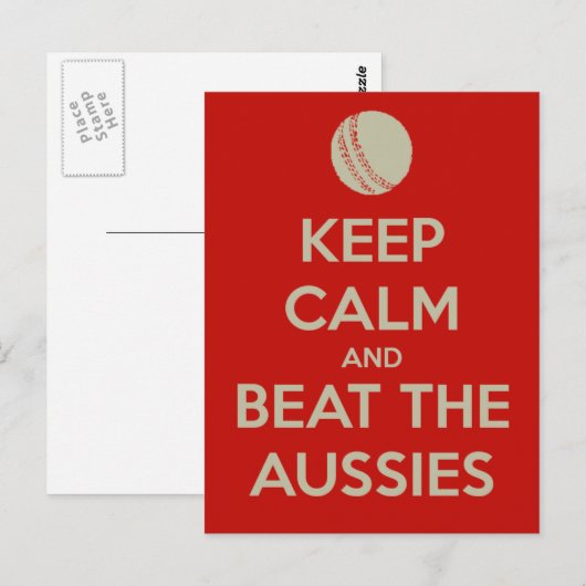 kalm blijven , oostenrijkse houding briefkaart (Voorkant / Achterkant)