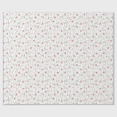 Kalm Bloeiende Bloemen Cadeaupapier (Vlak)