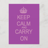 Kalm briefkaart houden (Voorkant)