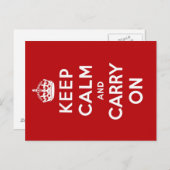 Kalm Briefkaart houden (Voorkant / Achterkant)