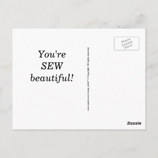 Kalm Briefkaart houden (Achterkant)