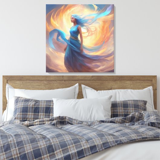 kalm canvas afdruk (Insitu (Slaapkamer))