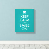 Kalm canvas afdrukken houden voor tandarts | tandh (Insitu (Houten vloer))