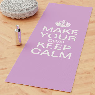  kalm citaat Yoga Mat
