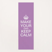  kalm citaat Yoga Mat (Voorkant)