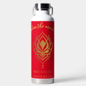 Kalm de flacon met het dennenwater waterfles (Voorkant)