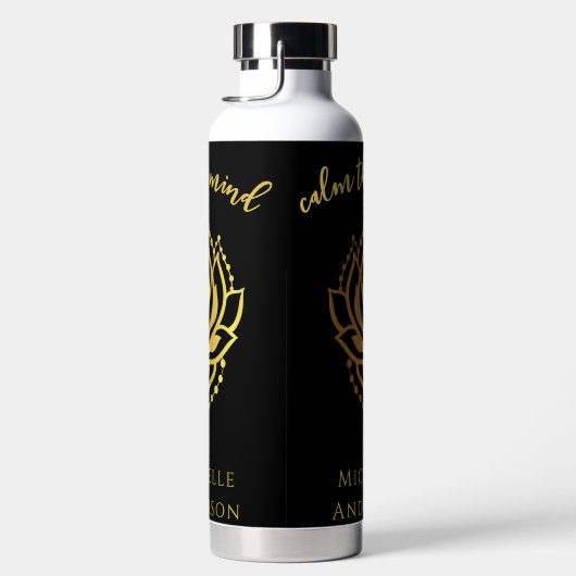 Kalm de flacon met het dennenwater waterfles (Rechts)