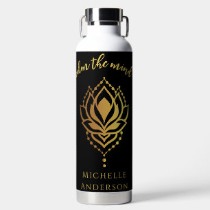 Kalm de flacon met het dennenwater waterfles