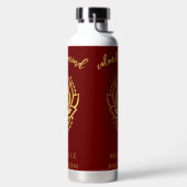 Kalm de flacon met het dennenwater waterfles (Links)