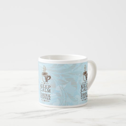 Kalm Drink koffie houden Espresso Kop (Voorkant rechts)