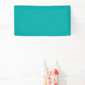 Kalm & eenvoudig Turquoise gestructureerde achter Spandoek (Insitu)