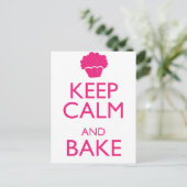 KALM EN BAKE HOUDEN BRIEFKAART (Staand voorkant)