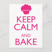 KALM EN BAKE HOUDEN BRIEFKAART (Voorkant)