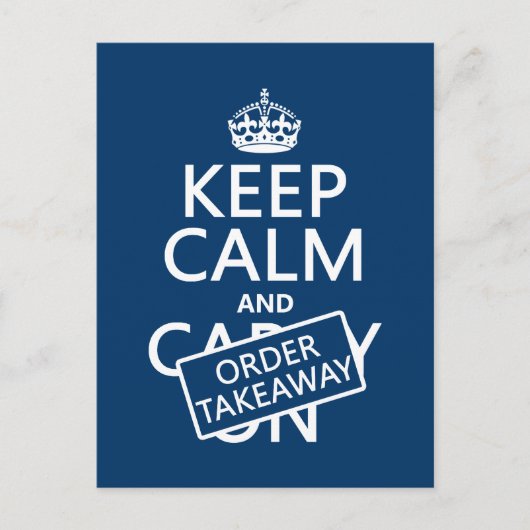 Kalm- en bestellingstrook behouden (in elke kleur) briefkaart (Voorkant)