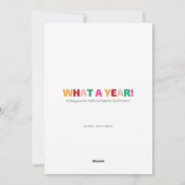 Kalm en Bright Funny Family Feestdagenkaart (Achterkant)