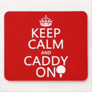 Kalm en Caddy aan, Golf. Muismat