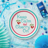 Kalm en Cherry op papier Bord houden (Feest)
