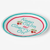 Kalm en Cherry op papier Bord houden (Gekanteld)