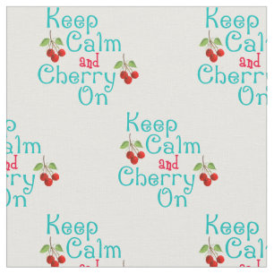 Kalm en Cherry op verbinding houden Stof