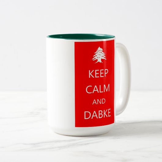 KALM EN DABKE ~ Mok Libanon BEHOUDEN (Voorkant rechts)