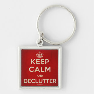 Kalm en declutter sleutelhanger houden
