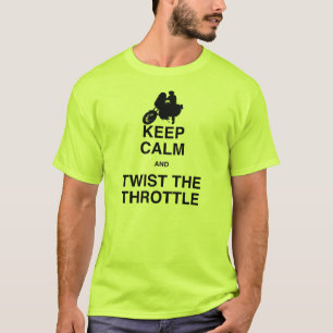 Kalm en draai de schroef rond - Cruiser/Harley T-shirt